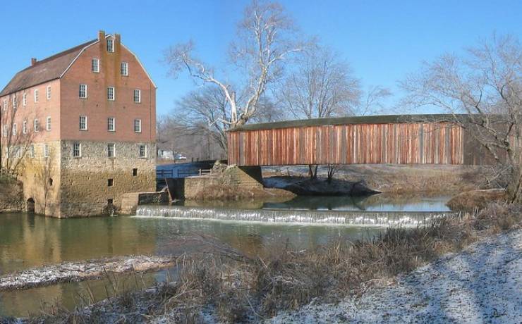 Bollinger Mill and the covered bridge