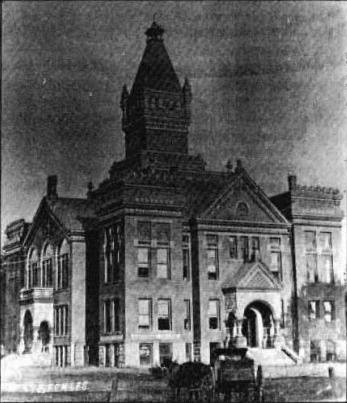 Barton County Courthouse Lamar Missouri. 1900.