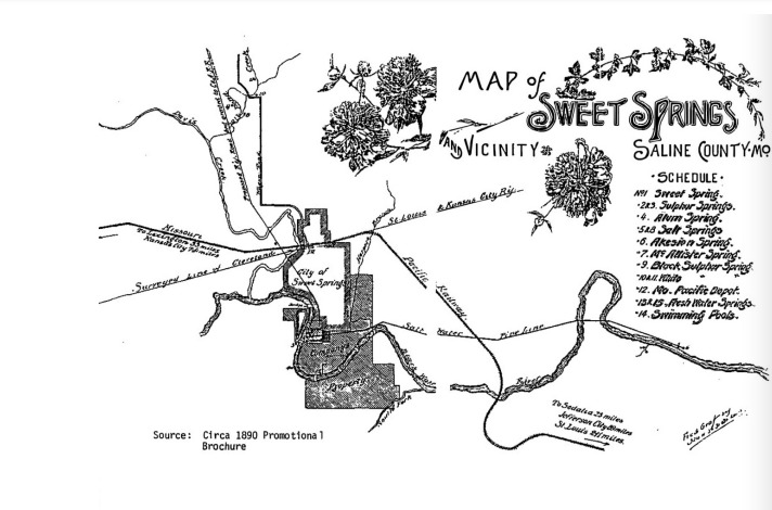 Sweet Springs Heath Resort, Sweet Springs, MO. 1890