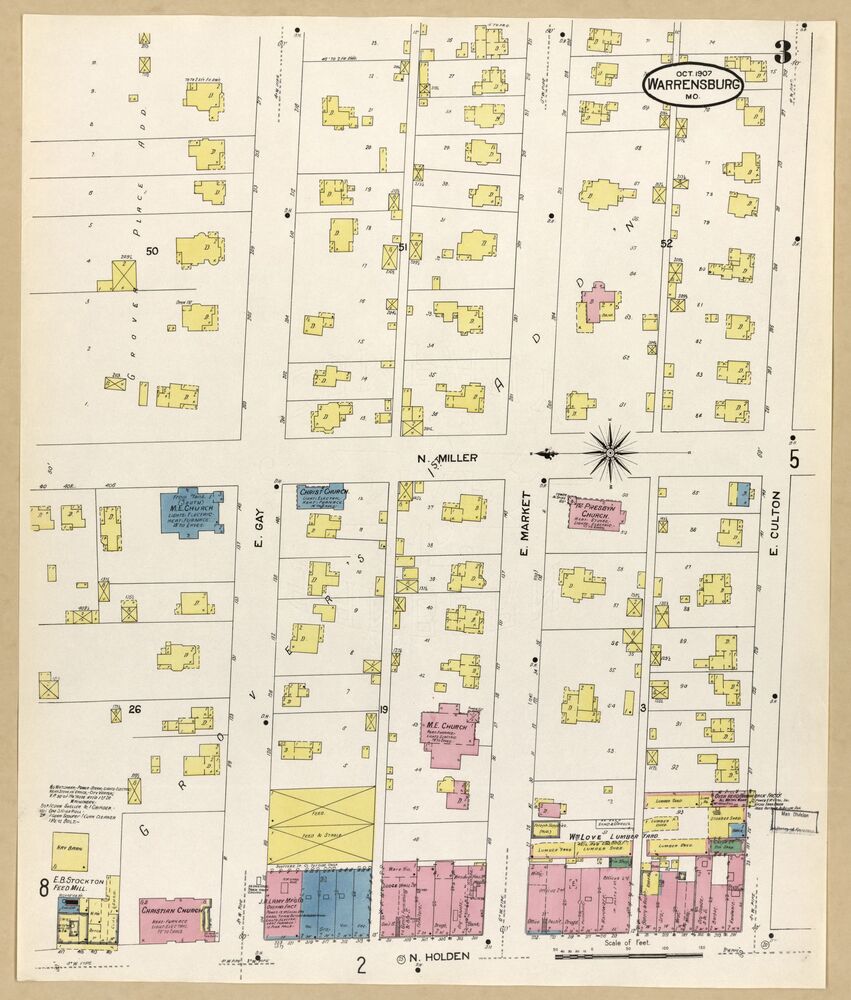 Warrensburg Missouri October 1907 Sanborn Map p. 3