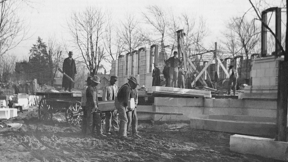 Sedalia Public Library Construction, Sedalia, Missouri, 1890s