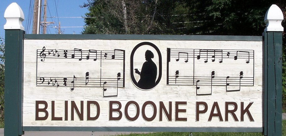 Blind Boone Park Sign