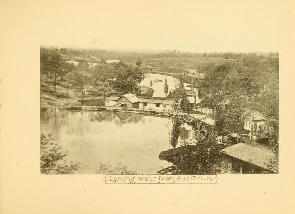 Pertle Springs, Looking West from Auditorium, 1891