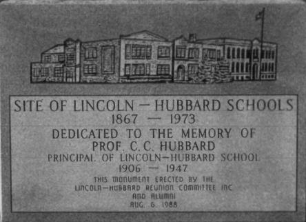 Lincoln-Hubbard Monument Sedalia Missouri, Erected in 1988