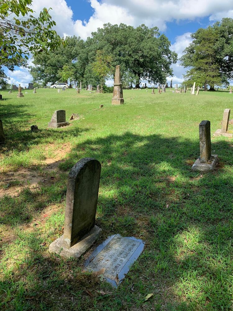 Headstone for Rachel Hendricks, Sunset Hill Cemetery, Warrensburg, Missouri
