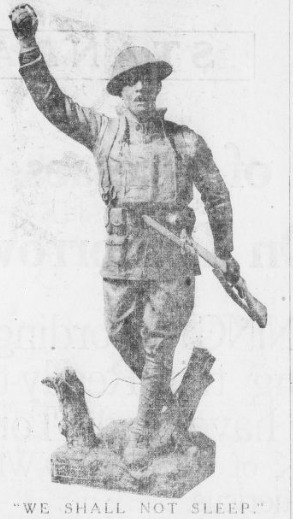 The Spirit of the American Doughboy Statue, 1921