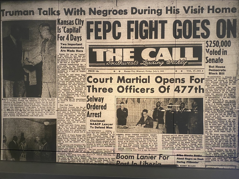 Kansas City Call newspaper July 6, 1945 p. 1