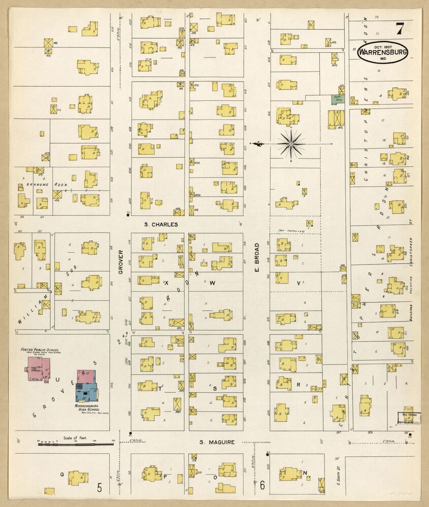 Warrensburg Missouri October 1907 Sanborn Map p. 7