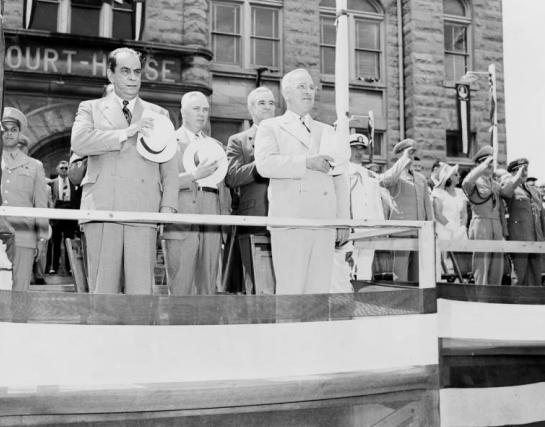 Simon Bolivar Statue Dedication Ceremonies, 1948