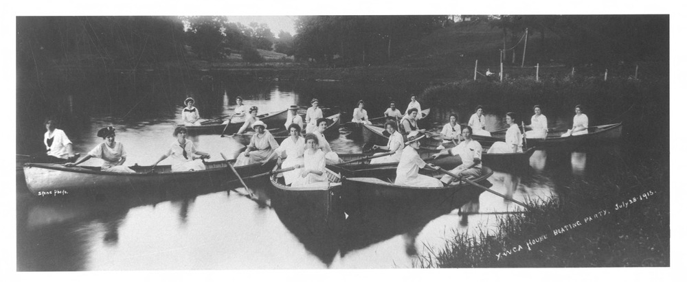 Pertle Springs YWCA House Boating Party July 28, 1915 Missouri State Archives Vanishing Missouri Photograph Collection.jpg