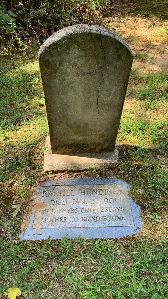 Rachel Hendrick in Sunset Valley Cemetery.jpg