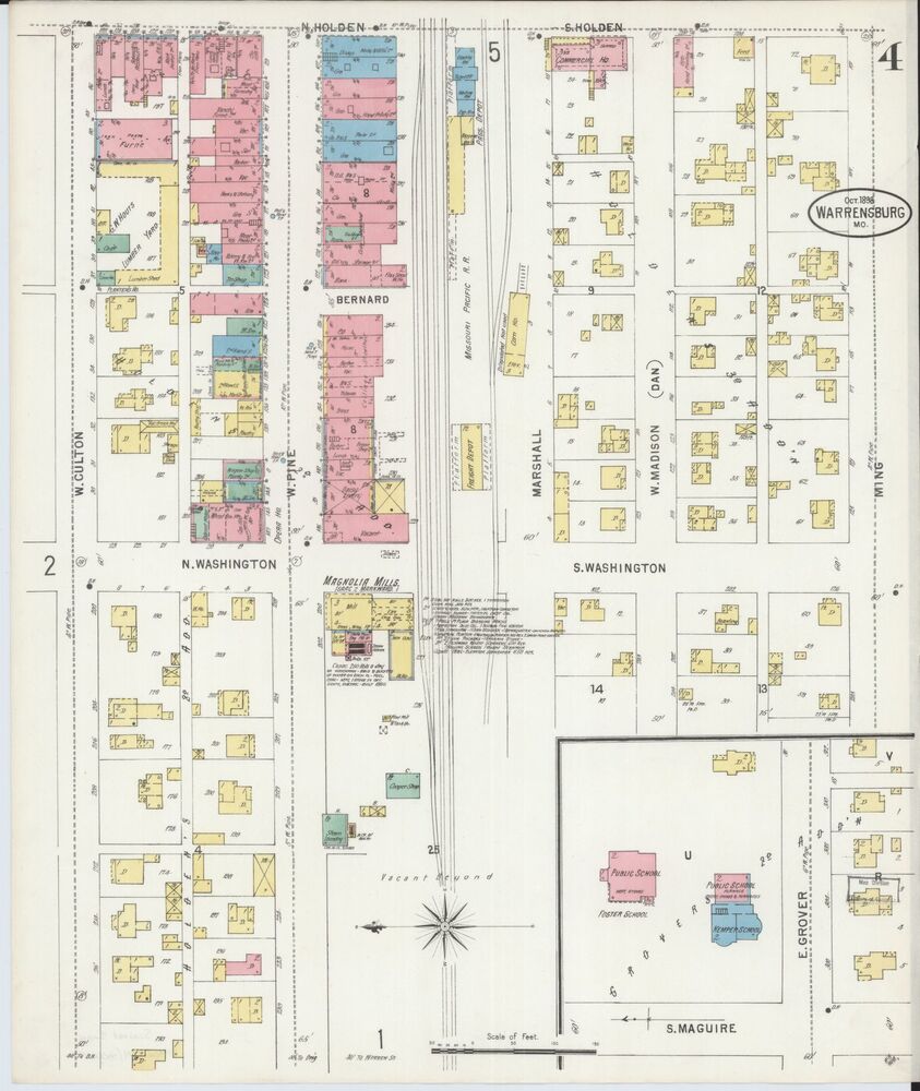 Warrensburg Missouri October 1898 Sanborn Map p. 4