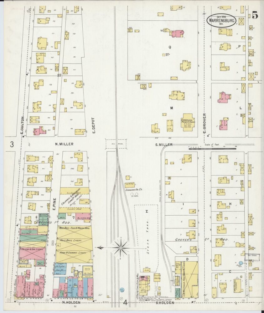 Warrensburg Missouri October 1898 Sanborn Map p. 5