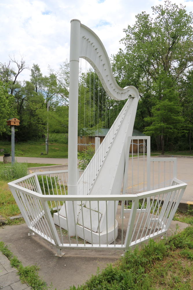 Blind Boone Park Harp Warrensburg Missouri