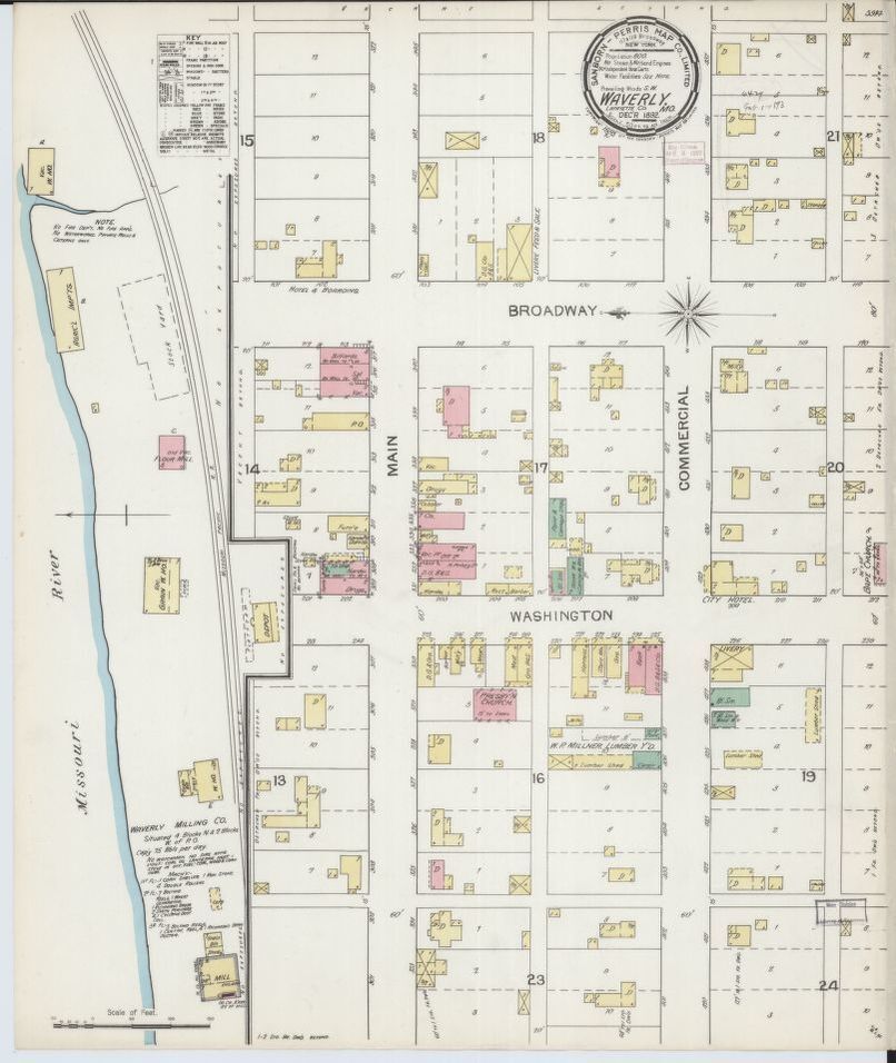 Waverly Sanborn Map Demember 1892 Library of Congress.jpg